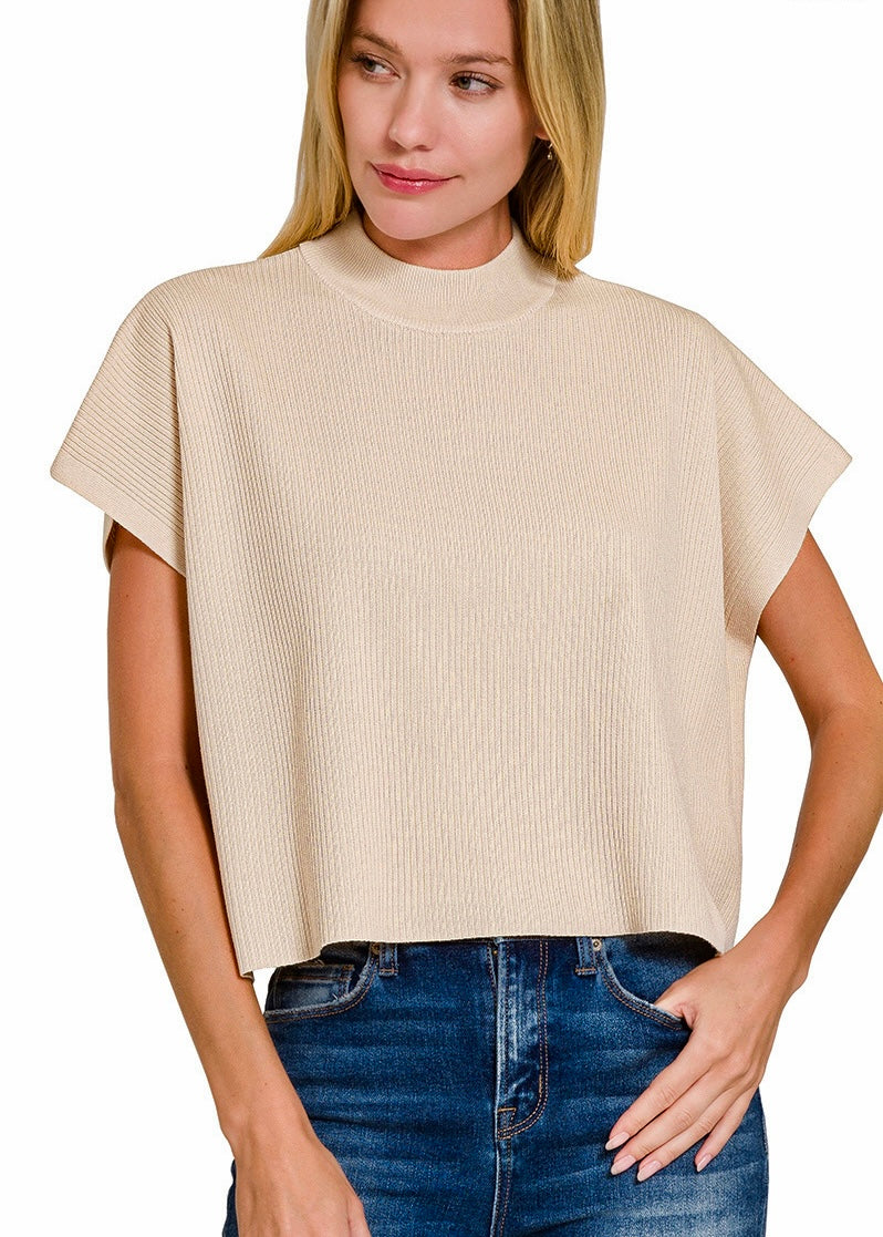 Dahlia Mock Neck Sweater