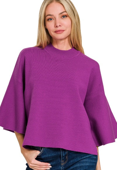 Barb Bell Sleeve Top