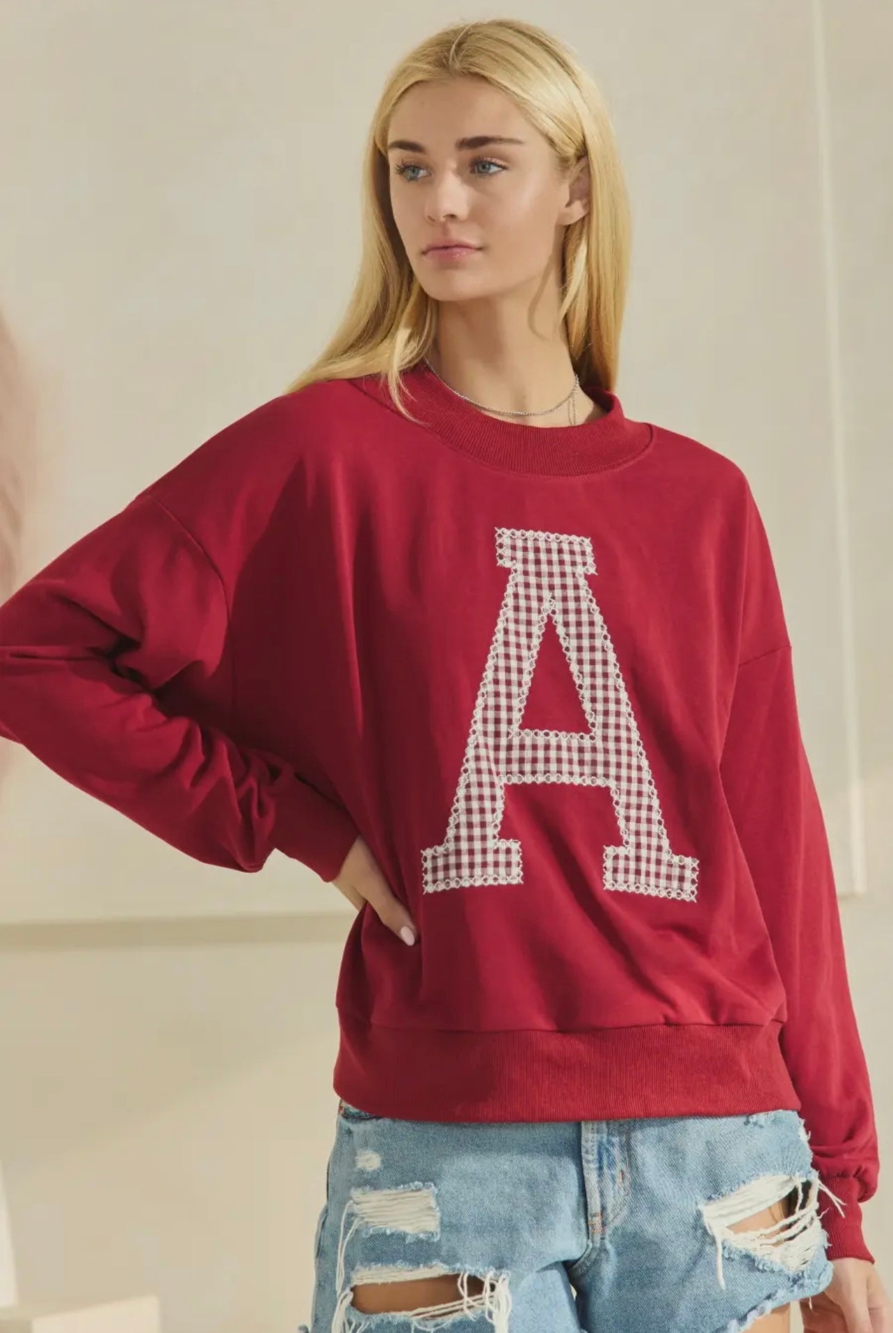 Comfy Patched Pullover