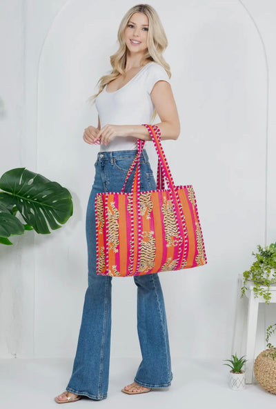 Hand Crafted Tote Bag O