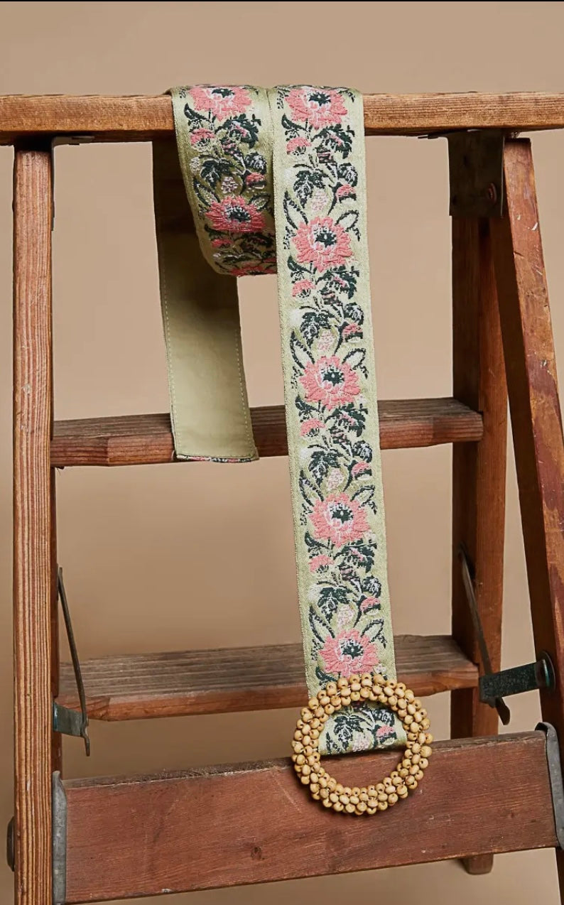 Floral Adjustable Belt