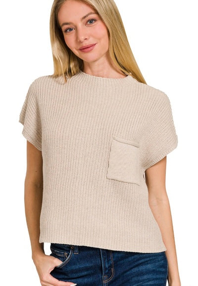 Amelia Mock Neck Sweater