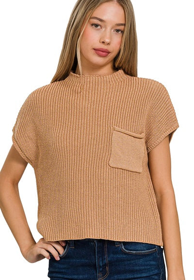 Amelia Mock Neck Sweater