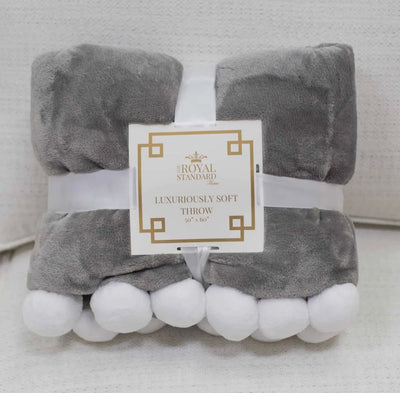 Cozy Pom Pom Throw