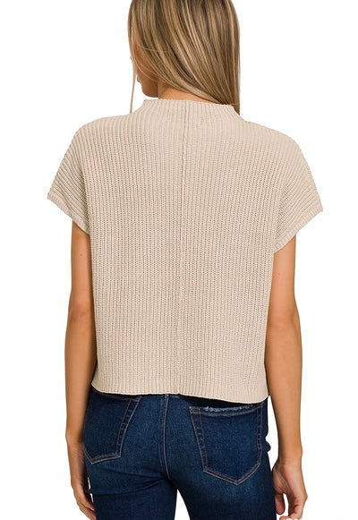 Amelia Mock Neck Sweater