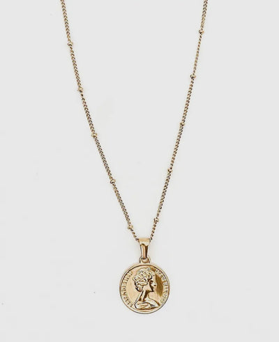 Lady Queen Gold Necklace