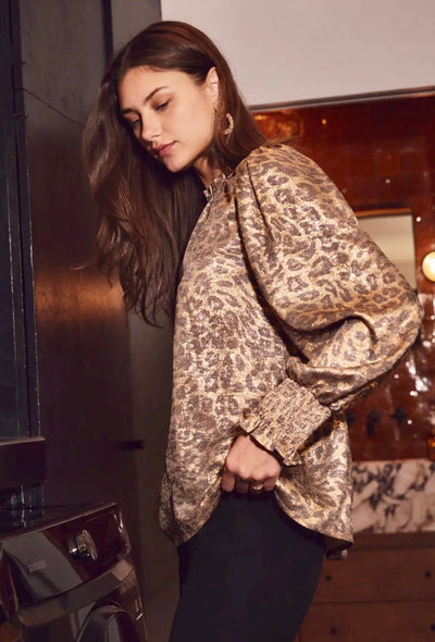 Sheree Metallic Top Pl