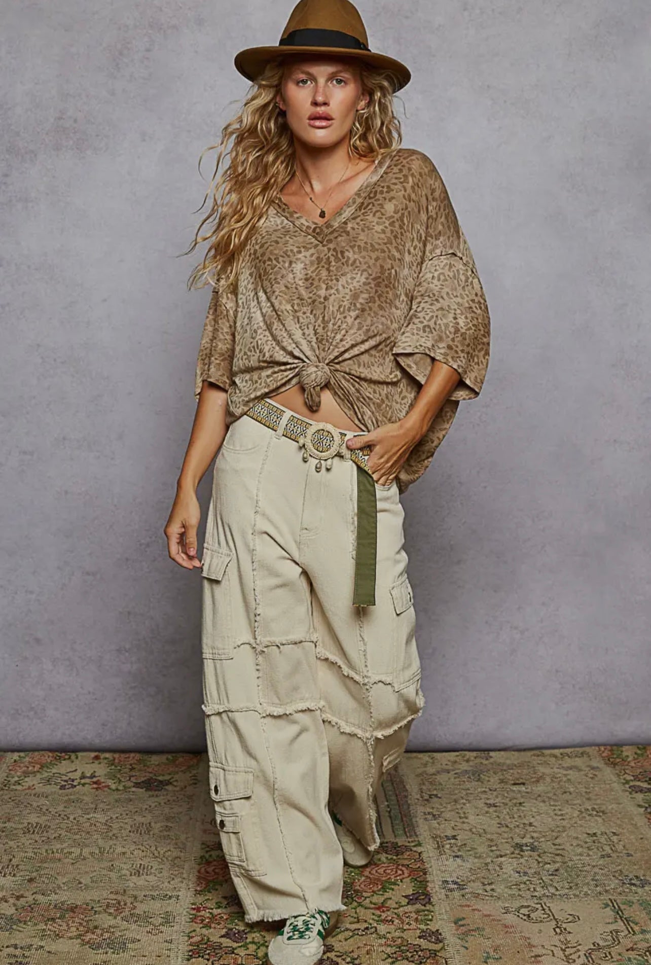 Tasha Animal Print Top