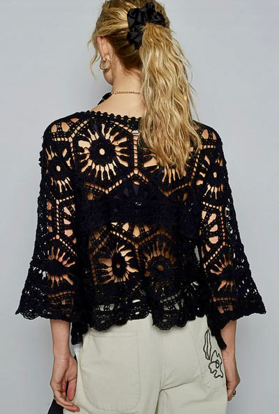 Cheri Crocheted Top