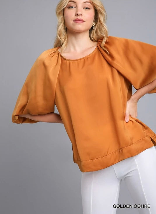 Ollie Woven V-Neck Top