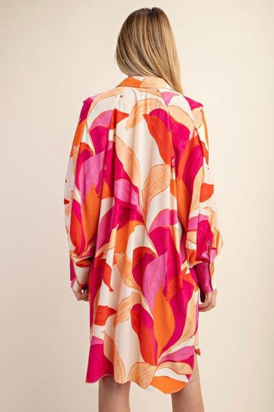 Vinnie Floral Shirt Dress