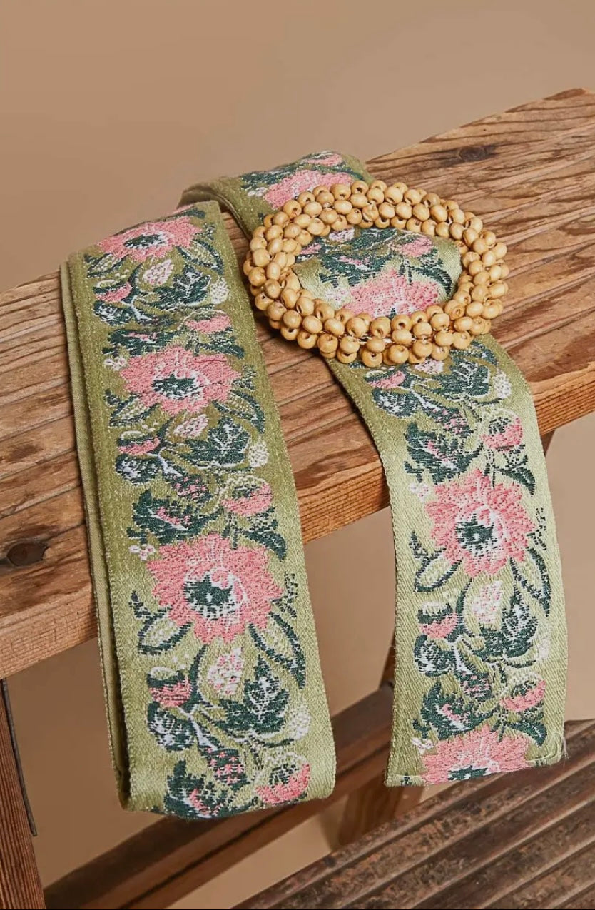 Floral Adjustable Belt