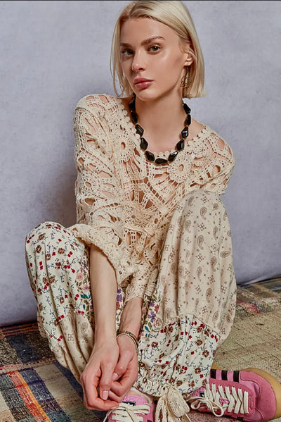 Cheri Crocheted Top