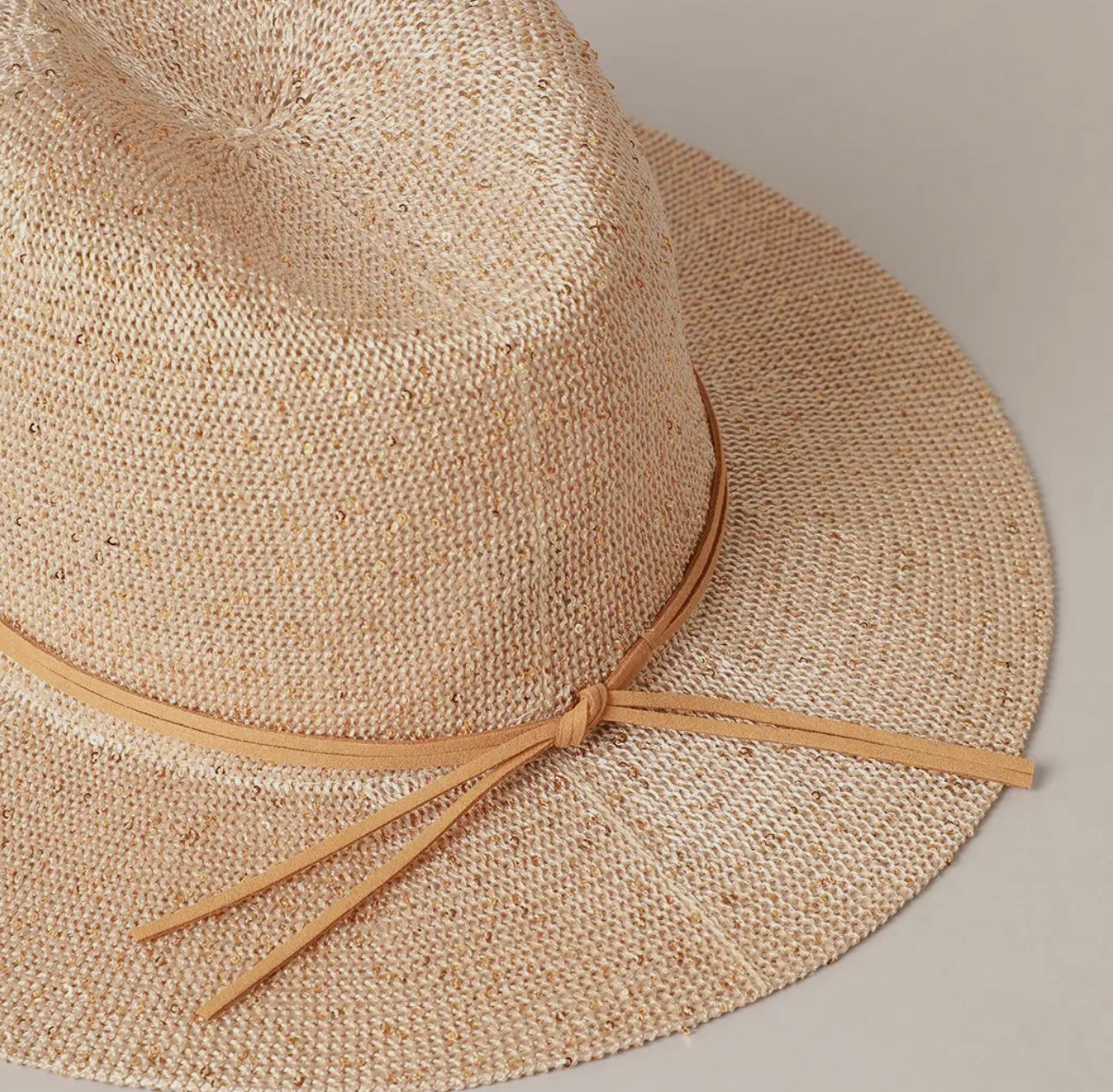 Blush Woven Panama Hat