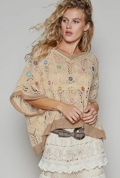 Margo Floral Sweater