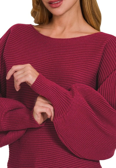 Billie Boat Neck Sweater