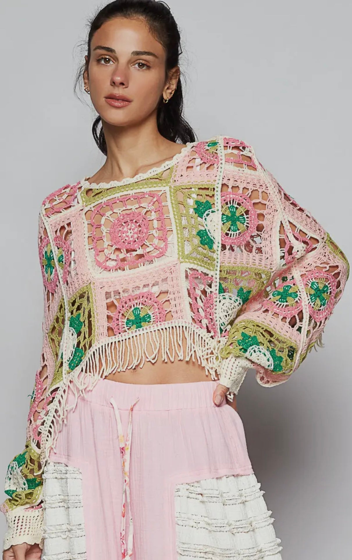 Hollie Crocheted Top