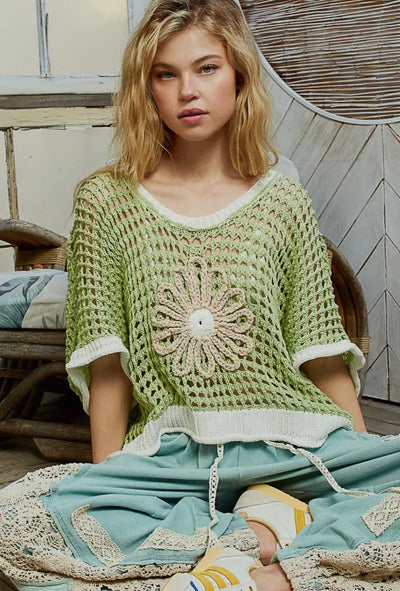 Linda Fishnet Sweater