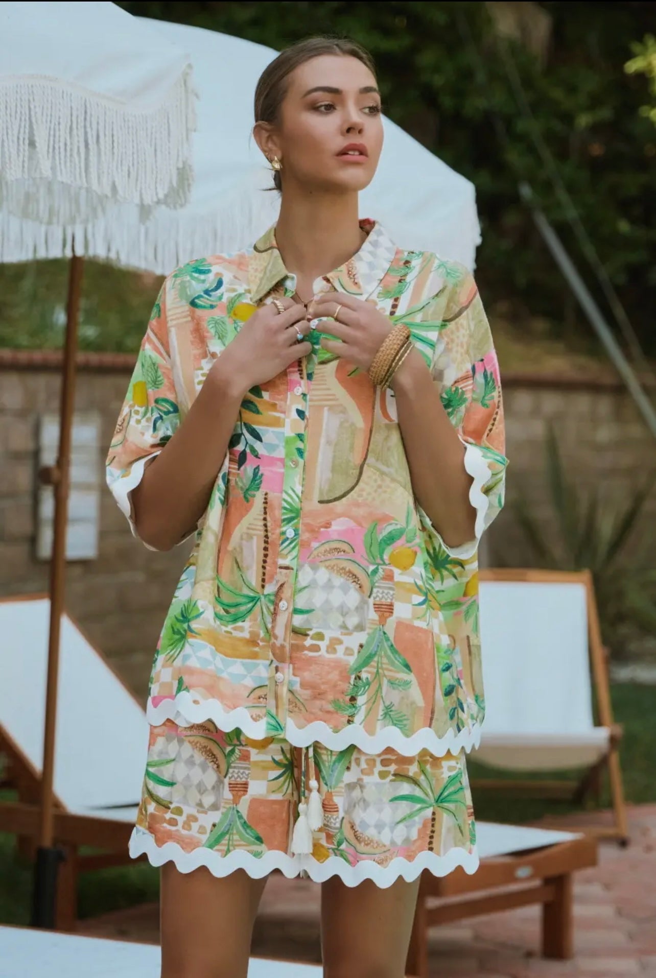 Trina Tropical Short Set
