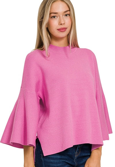 Barb Bell Sleeve Top