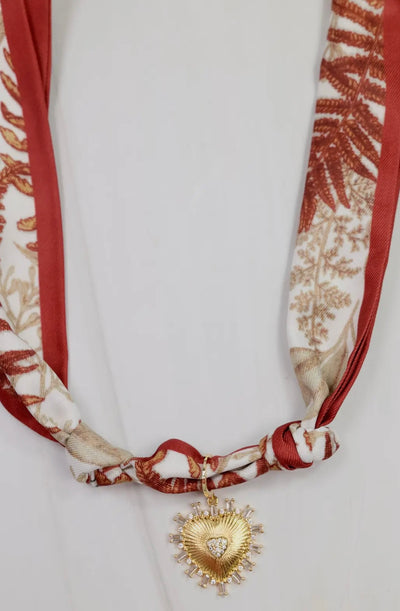 Scarf Charm Necklace R