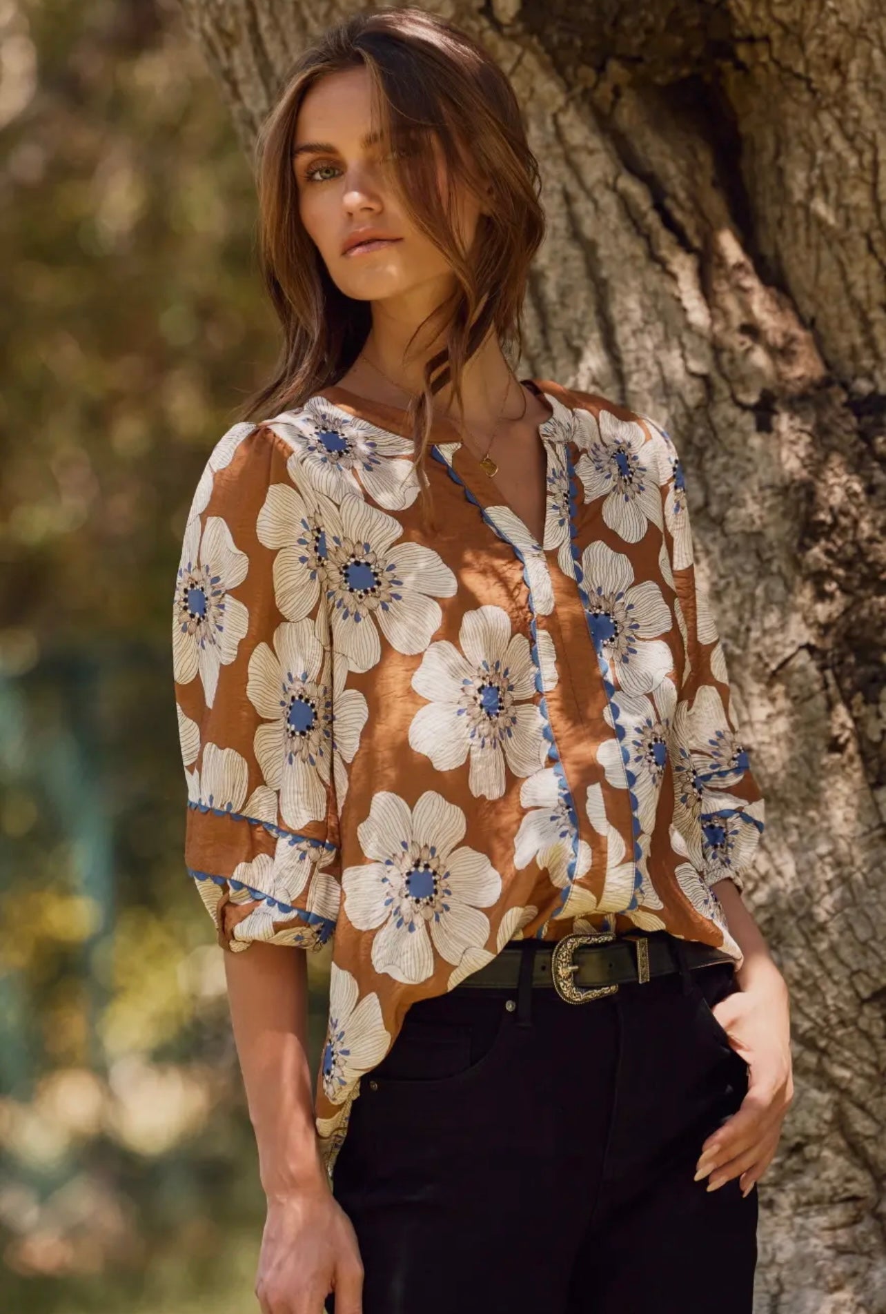 Toni  Floral Top