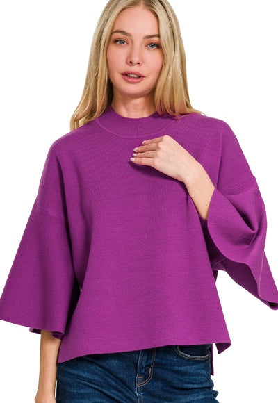 Barb Bell Sleeve Top