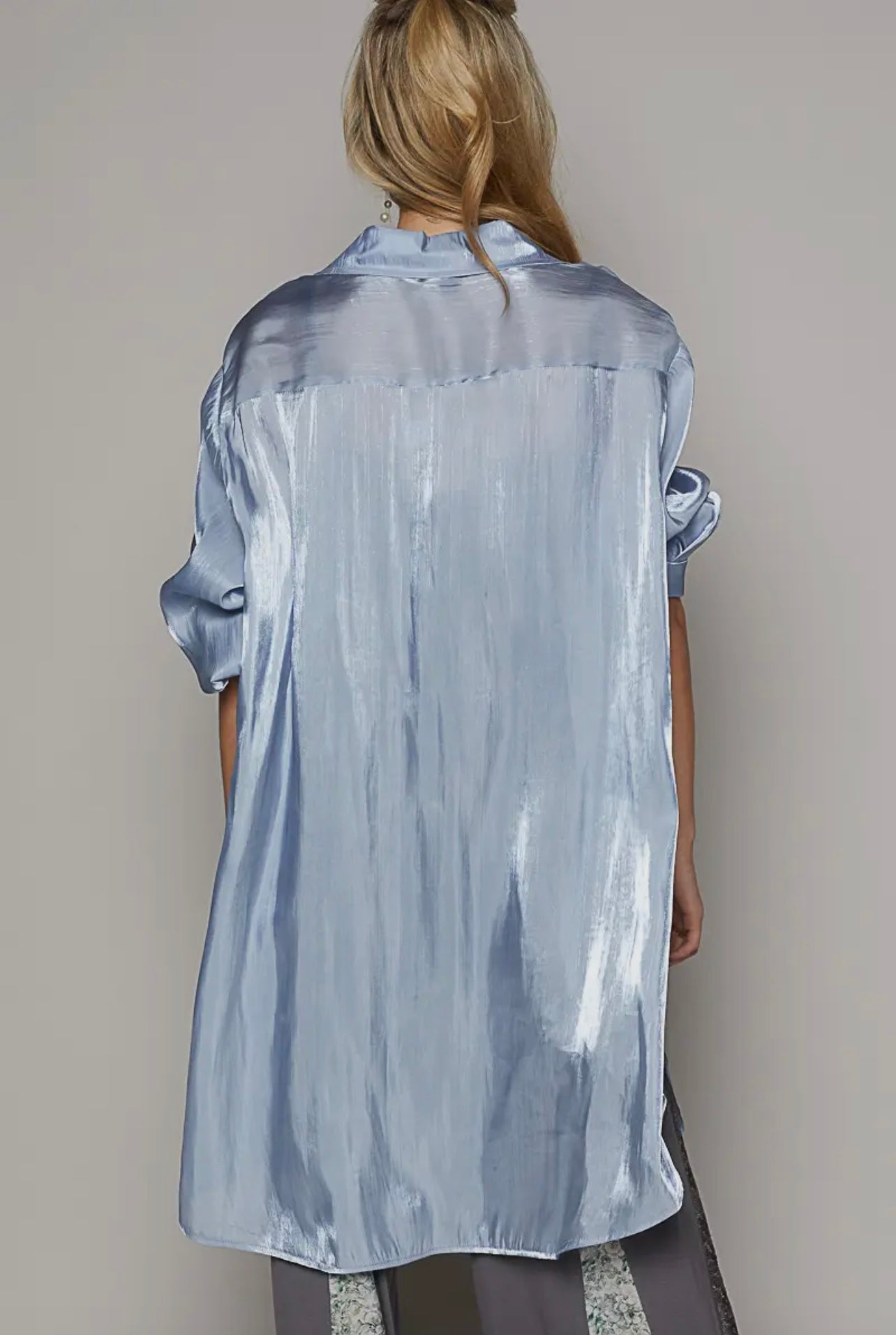 Sharee Shiny Oversized Top