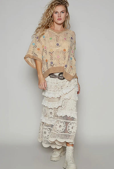 Margo Floral Sweater