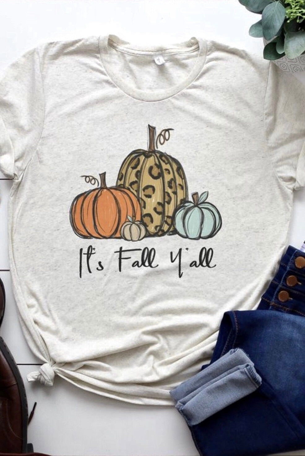 It’s Fall Ya’ll Pumpkin Tee Shirt