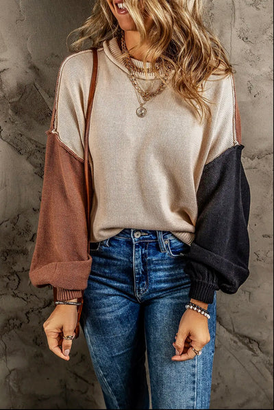 Courtney Color Block Sweater