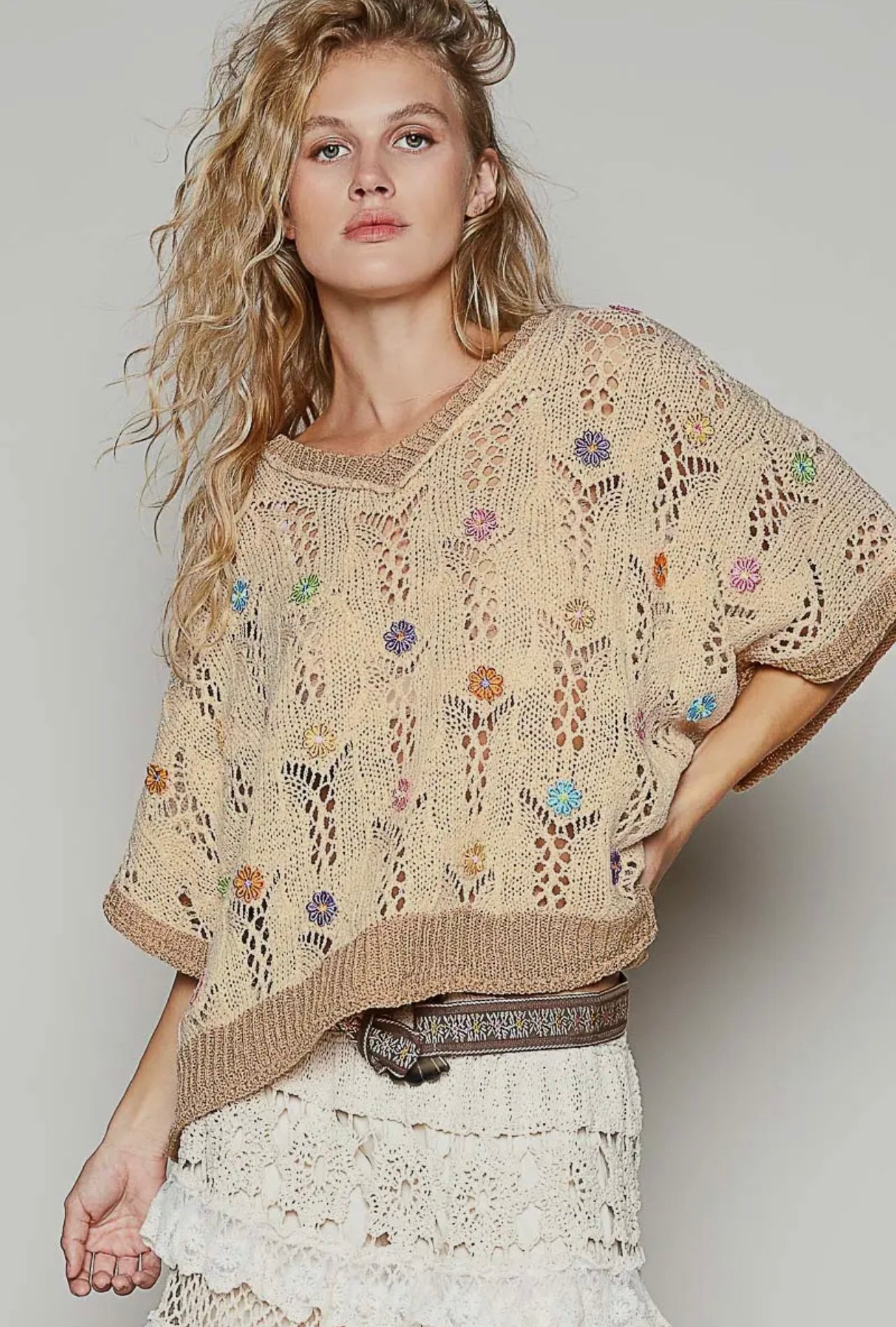 Margo Floral Sweater