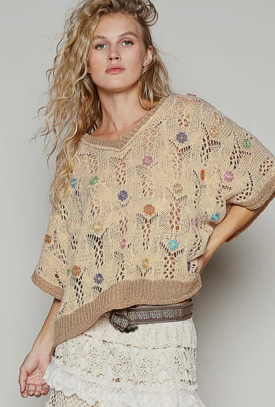 Margo Floral Sweater