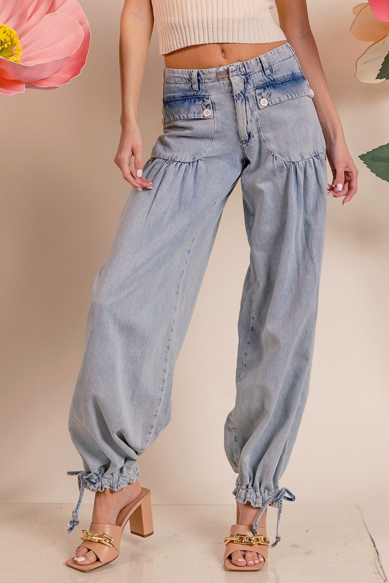 Tanner Vintage Washed Wide Leg