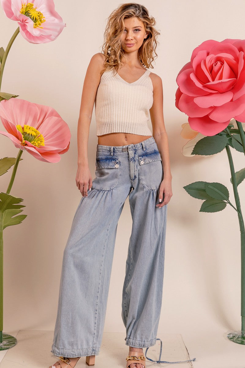 Tanner Vintage Washed Wide Leg