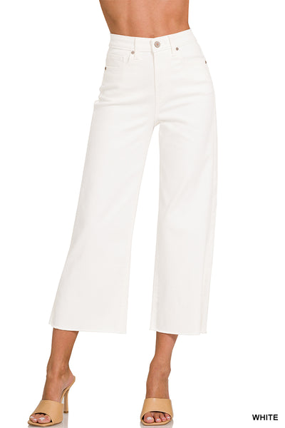 Kristen Cropped Wide Leg Jeans
