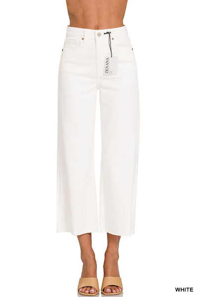 Kristen Cropped Wide Leg Jeans