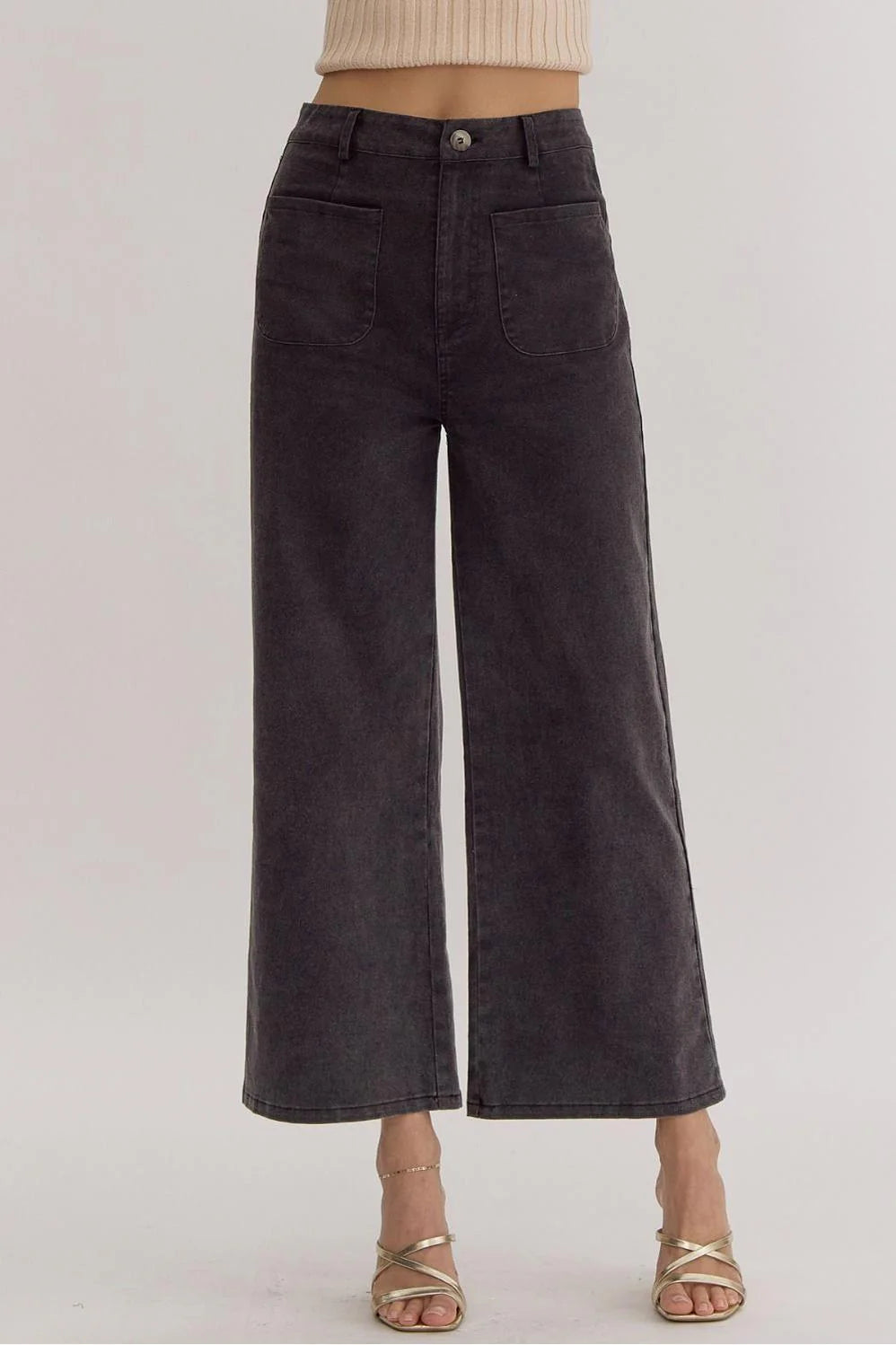 Eva High Waist Wide Leg Pants