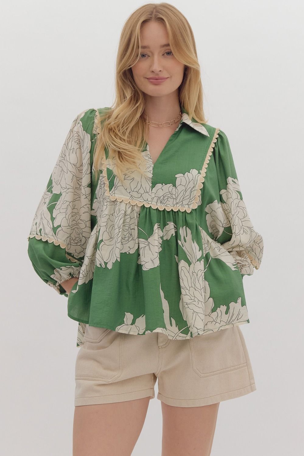 Gracie Floral Print Top