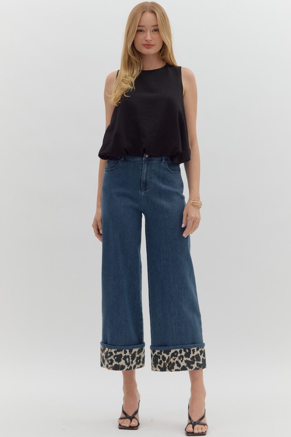 Bonnie High Waist Cuffed Pants