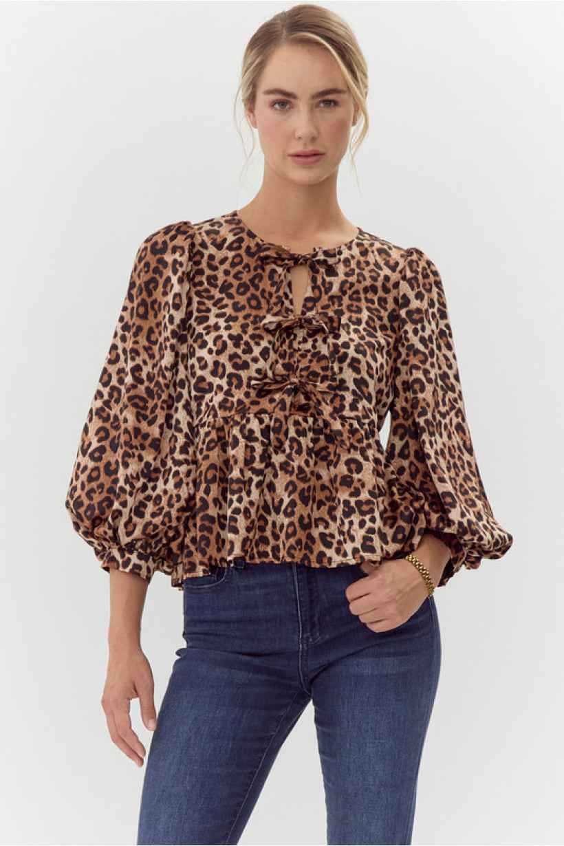 Joy Animal Print Top