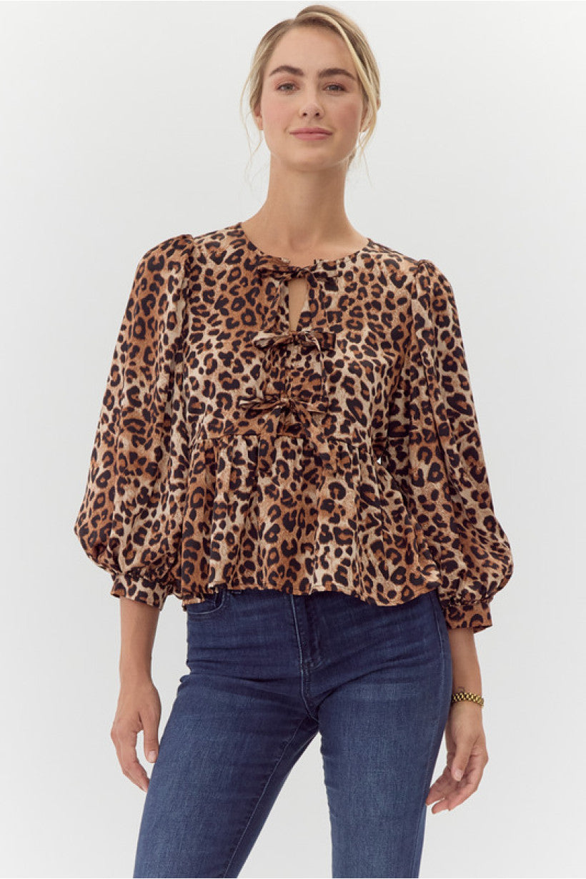 Joy Animal Print Top