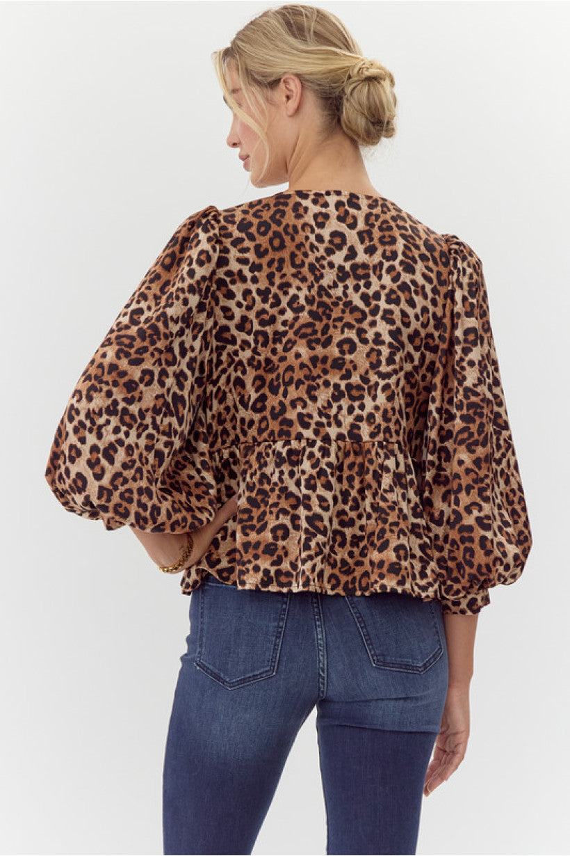 Joy Animal Print Top