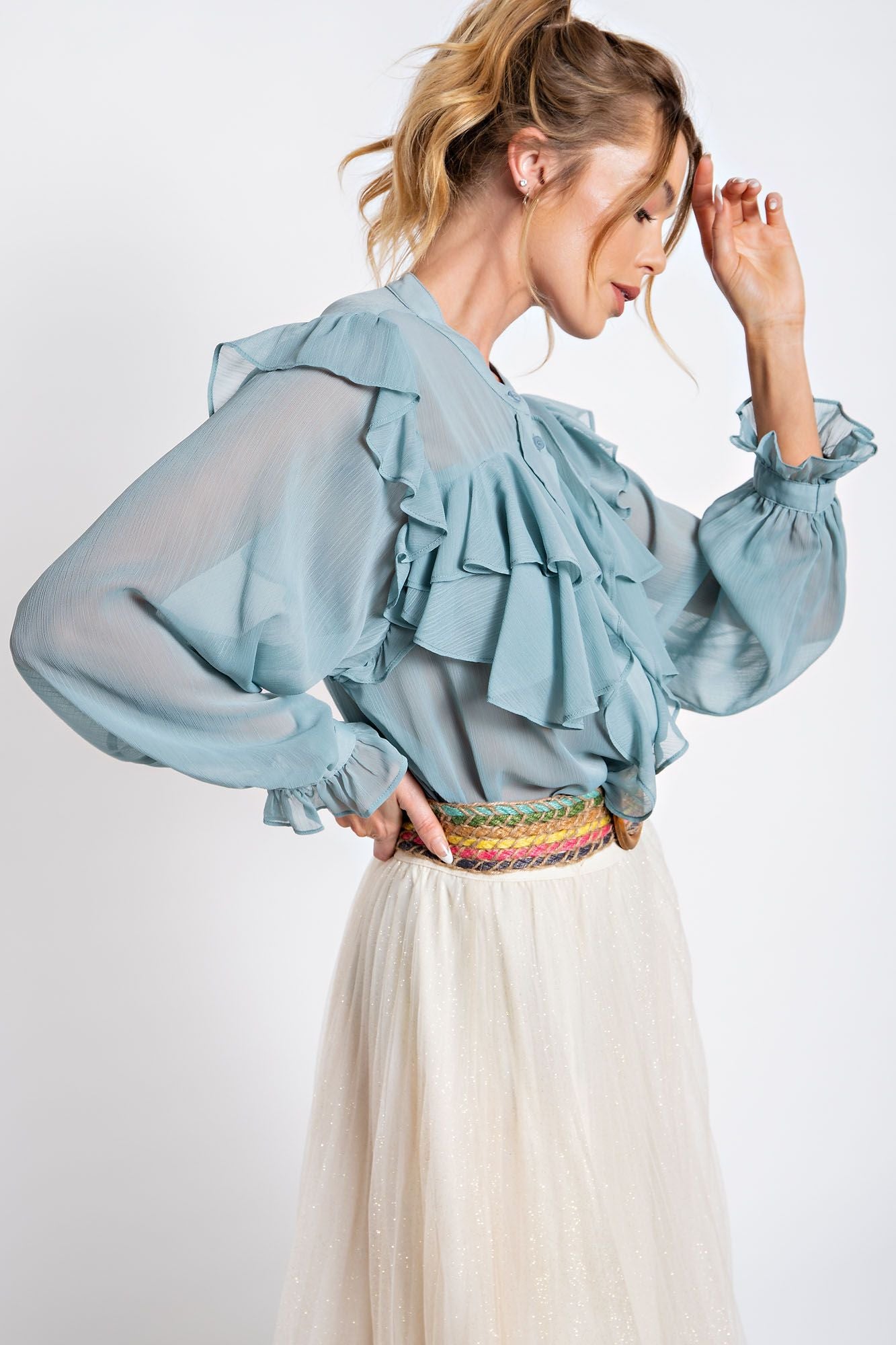 Sam  Ruffled Blouse