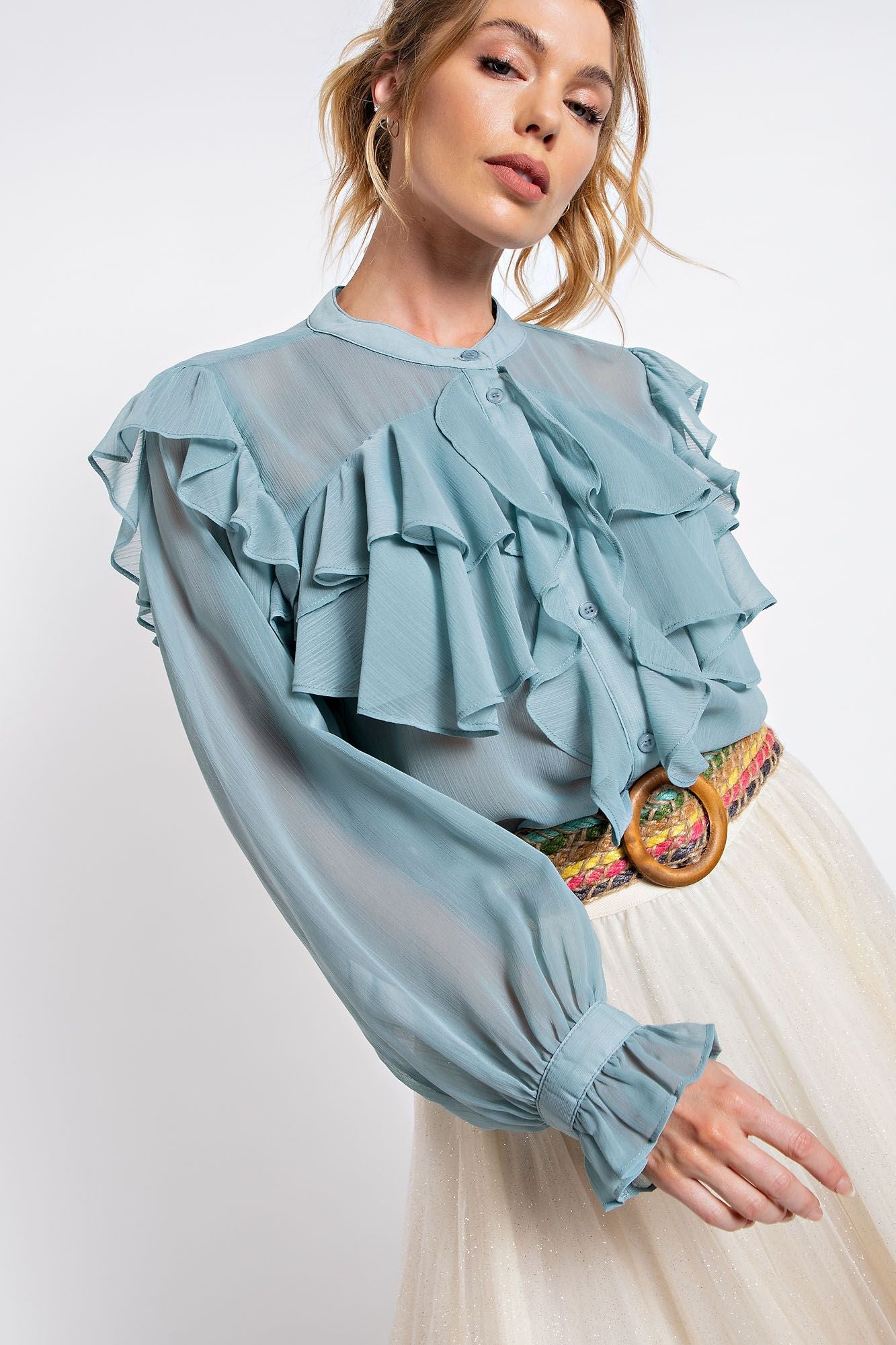 Sam  Ruffled Blouse