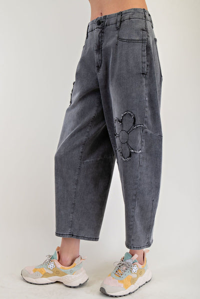 Prissy Barrel Denim Pants
