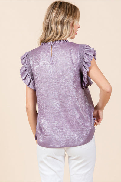 Greta Metallic Top