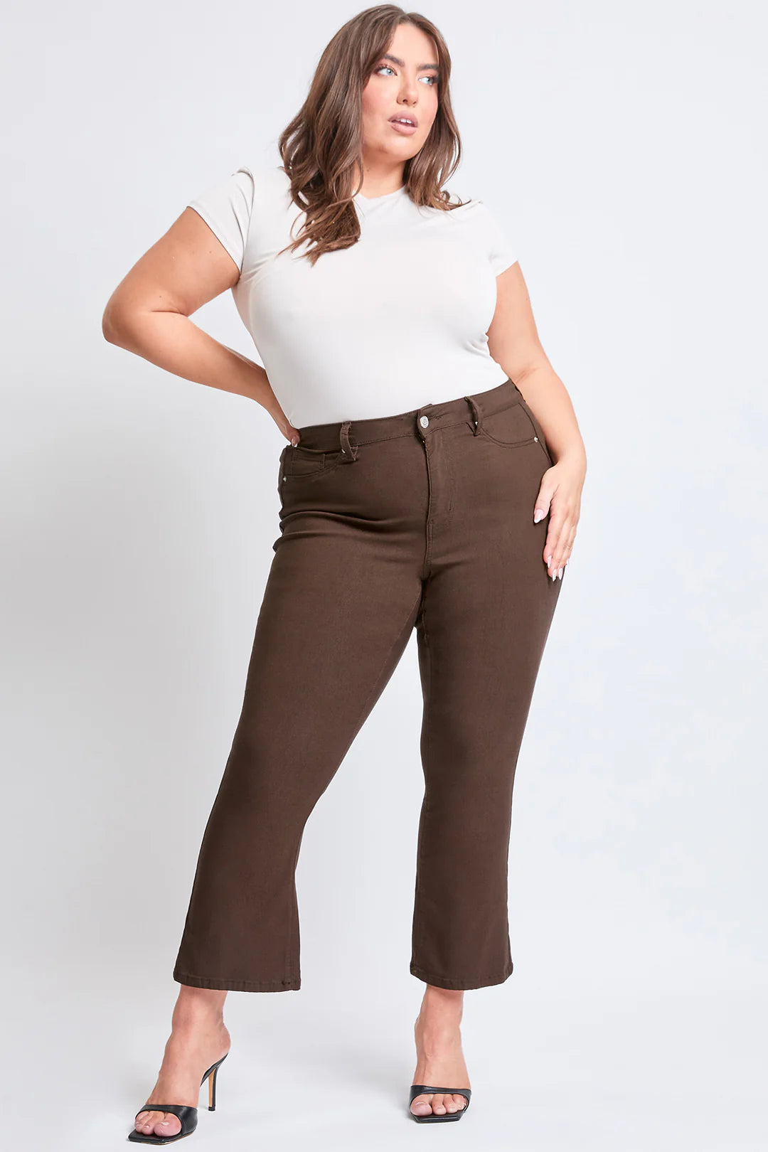 Haley Hyperstretch Cropped Flare Plus