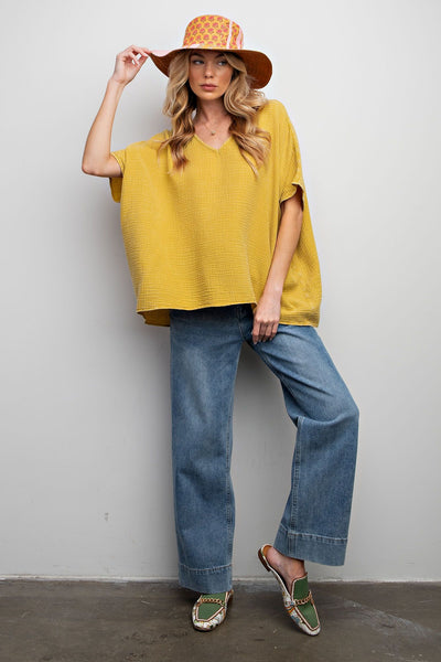 Rosie Cotton Gauze Shirt Plus