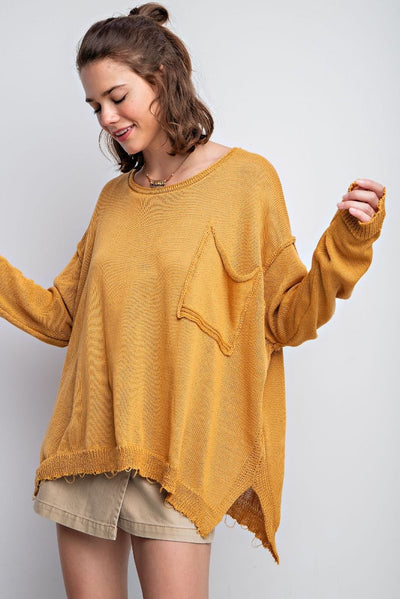 Santa Fe Boxy Pullover Sweater